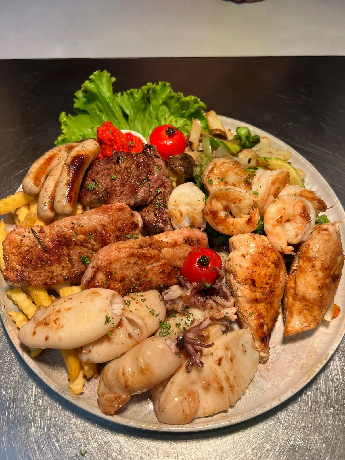 Grillplatte zum Teilen